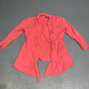Coral cardigan